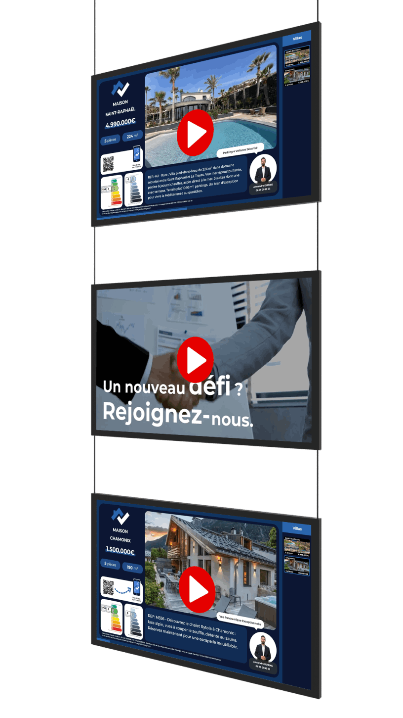 Porte-Affiches lumineux