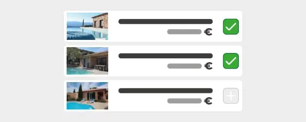 Sélection biens immobiliers