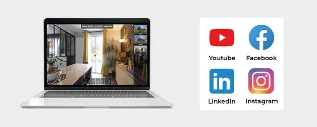 Publiez visite virtuelle